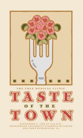 1999 Taste of the Town Poster